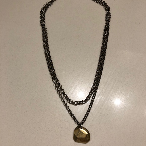 Two tone necklace - Picture 4 of 5